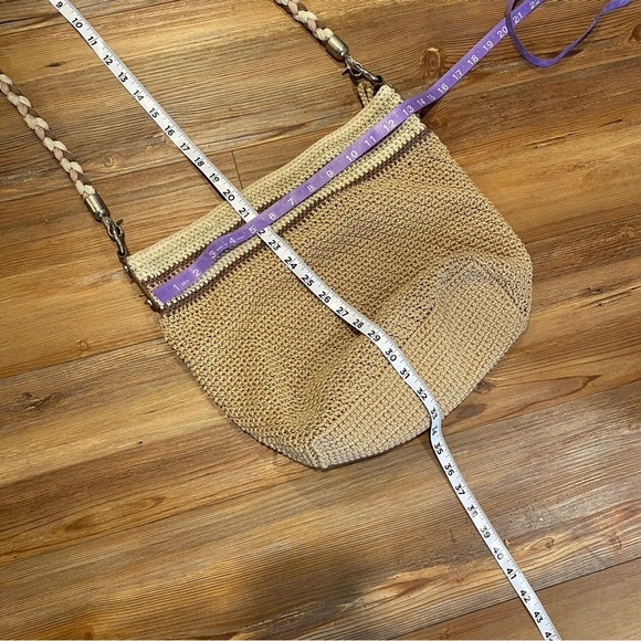 The Sak Tan and Brown Shoulder Bag with Braided Strap - Picture 4 of 14